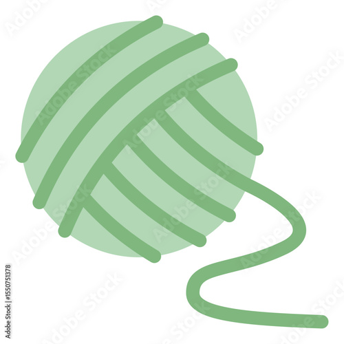 green yarn ball icon