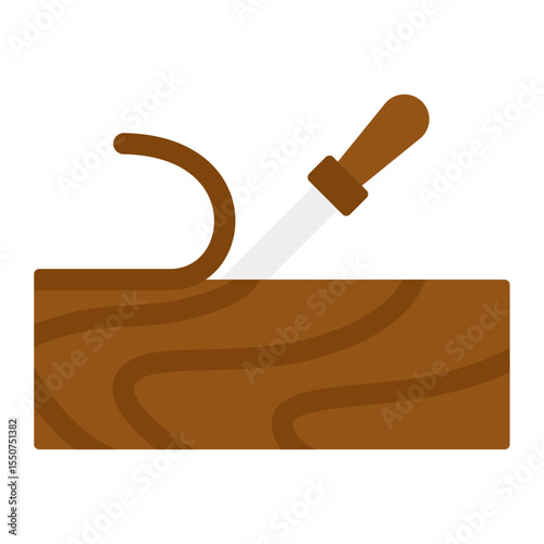 wood carving icon