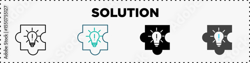 Solution Icon Pack Line Glyph