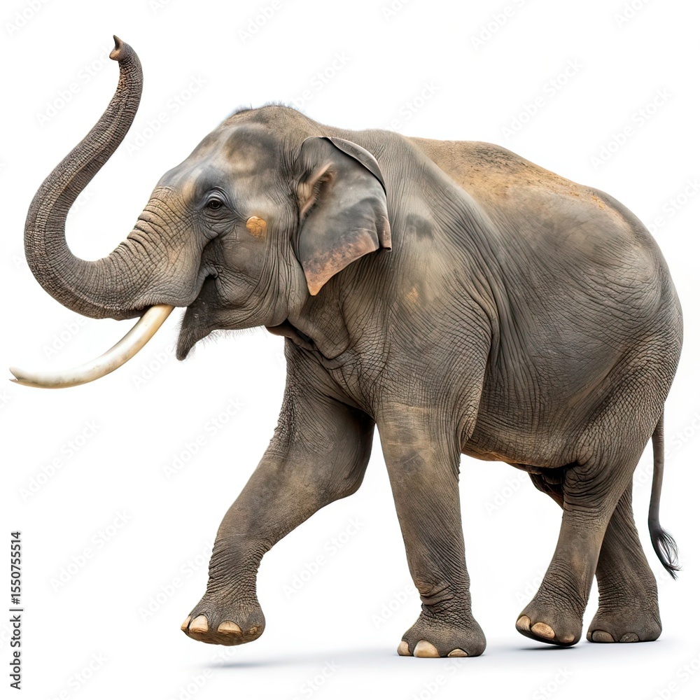 Obraz premium elephant isolated on white