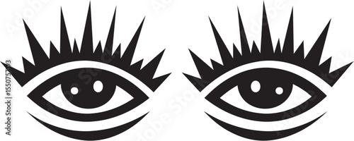 eyes eps vector file for cricut and silhouette