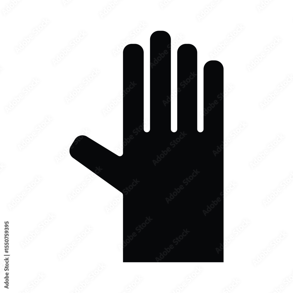 Obraz premium Glove icon design template