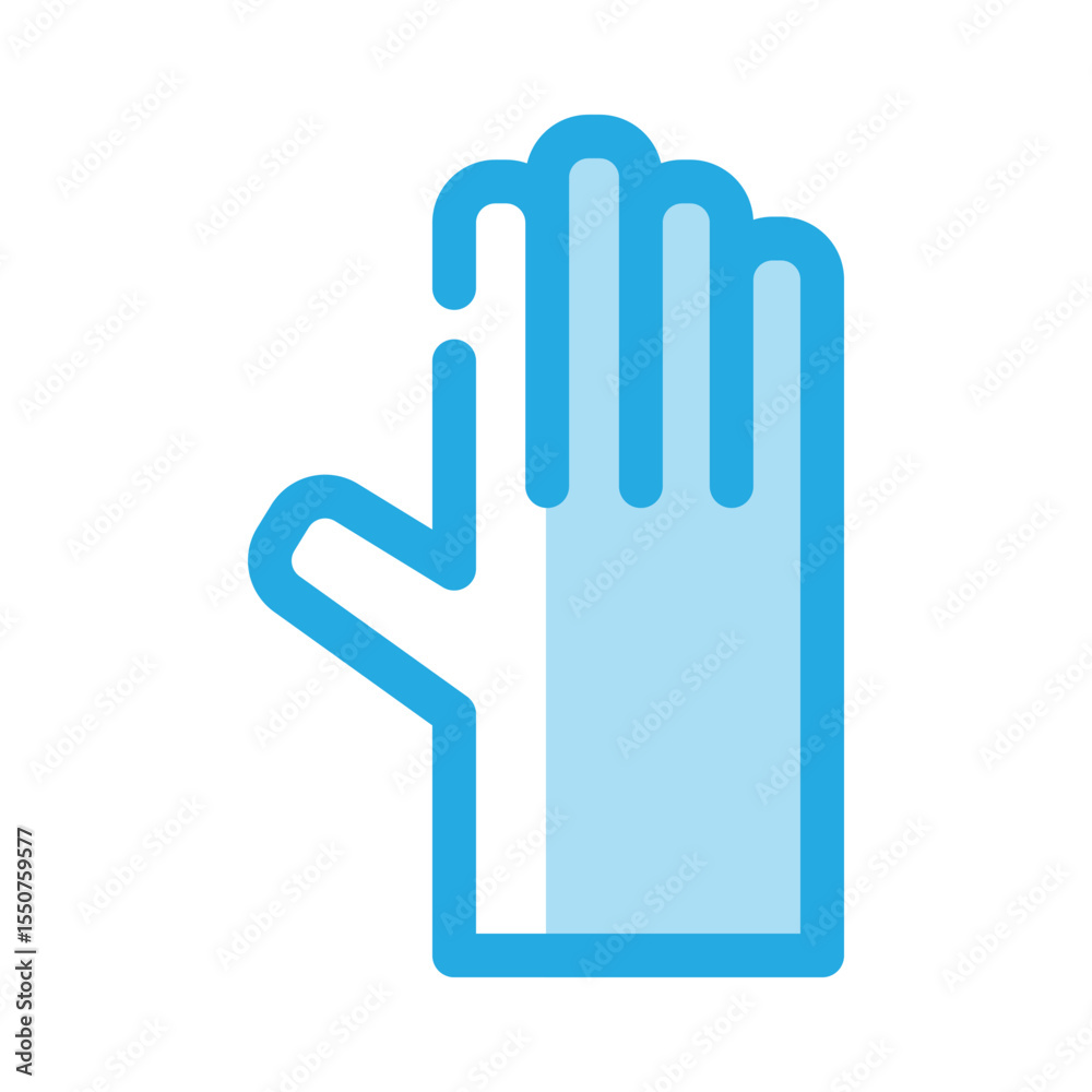 Obraz premium Glove icon design template