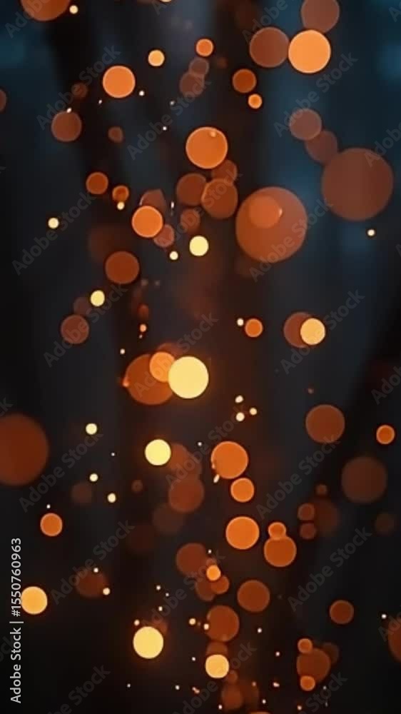 Glowing silver bokeh light particles in soft abstract blur seamless motion loop background

