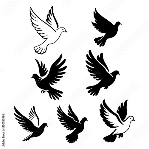 A symbolic Christian logo featuring a cross, a dove, and an open Bible. The dove rises like a flame from the scriptures, representing the Holy Spirit and the light of God’s word. This minimalist black