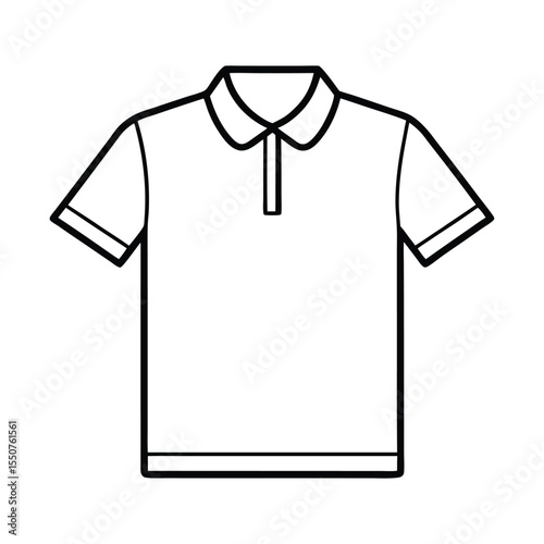 polo shirt vector illustration