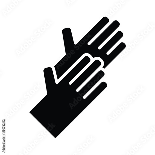 Glove icon design template