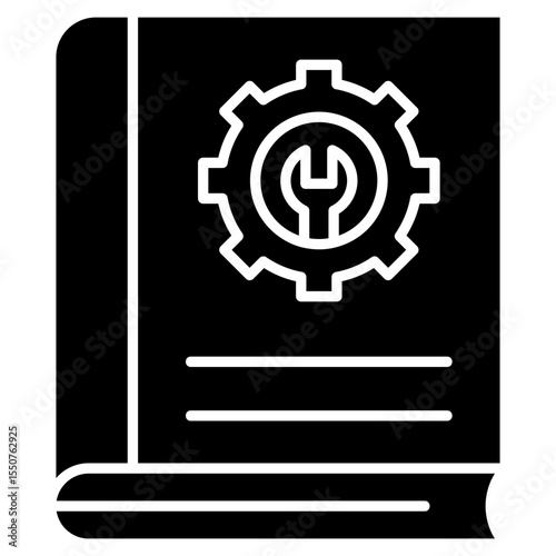 User Manual Icon Element For Design