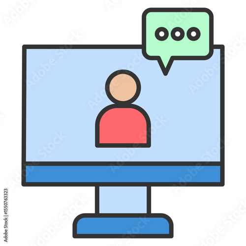 Live Chat Icon Element For Design