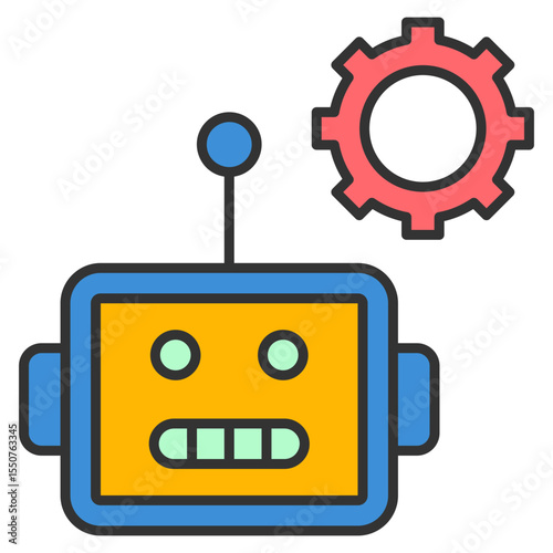 Chatbot Icon Element For Design