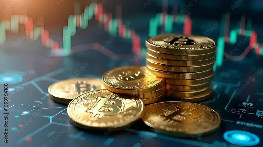 Offering high quality visuals capturing cryptocurrency adoption trends with innovative digital currency usage secure blockchain integration and modern fintech transformation in global commerce for med