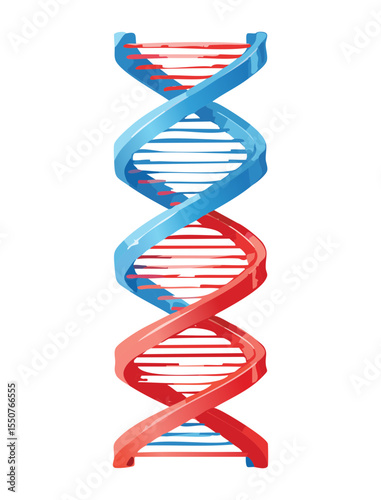 Cross Pattern Genetic Molecule Vector