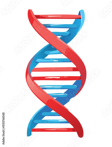 Unique Genetic Structure Illustration