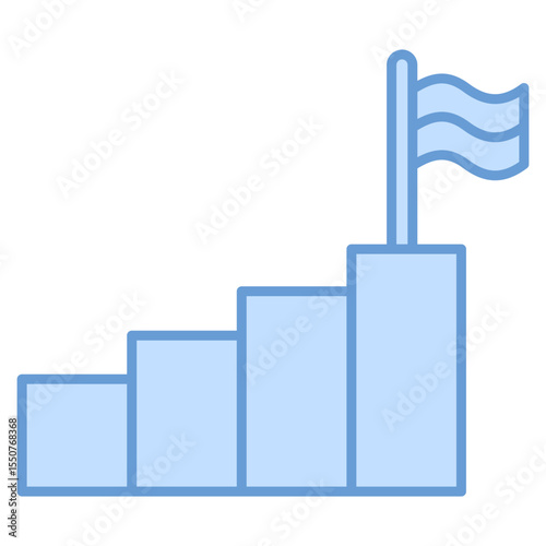 Success Flag Icon Element For Design