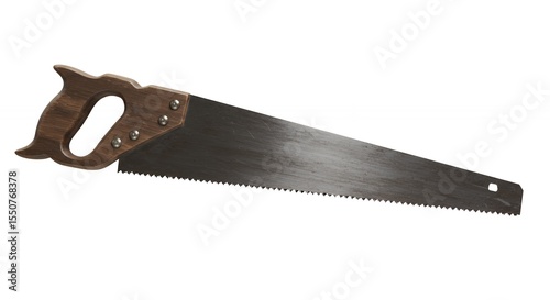 Vintage hand saw for woodworking