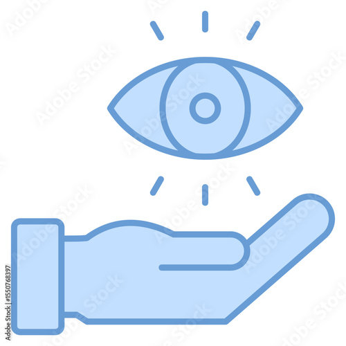 Vision Icon Element For Design