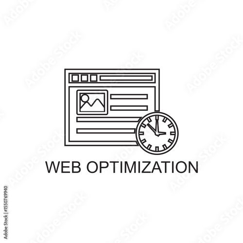 web marketing icon , advertising icon