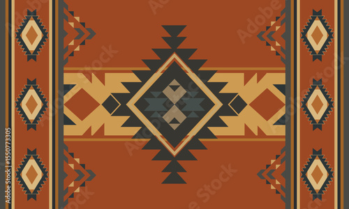 Native pattern geometric ethnic pattern,pixel pattern seamless vector illustration native American geometric Aztec decor, Boho design african woven for carpet background wallpaper blanket clothing.