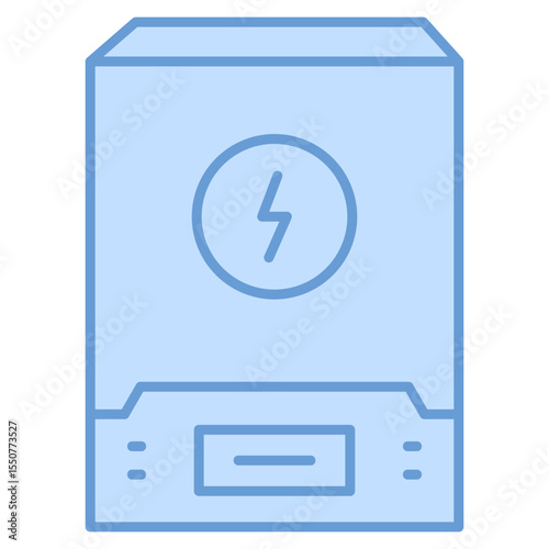 Solar Inverter Icon Element For Design