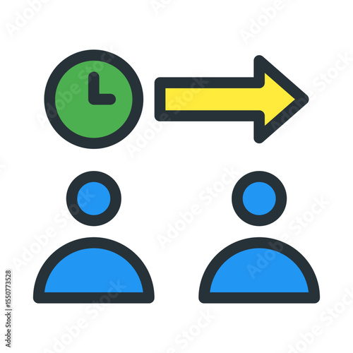 Age range. This is a vector single icon with a filled outline style. Suitable for any purpose, such as website design, mobile app design, logo design, pattern design, etc.	