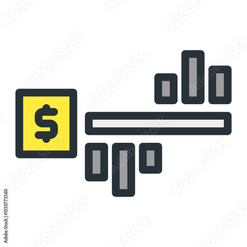 feasibility . This is a vector single icon with a filled outline style. Suitable for any purpose, such as website design, mobile app design, logo design, pattern design, etc.	