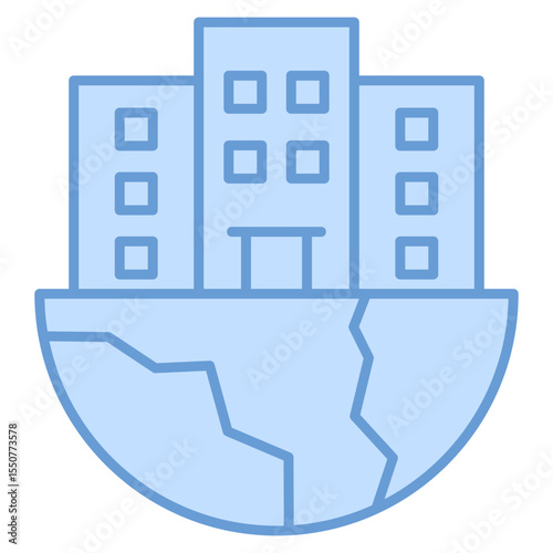 Sustainable City Icon Element For Design