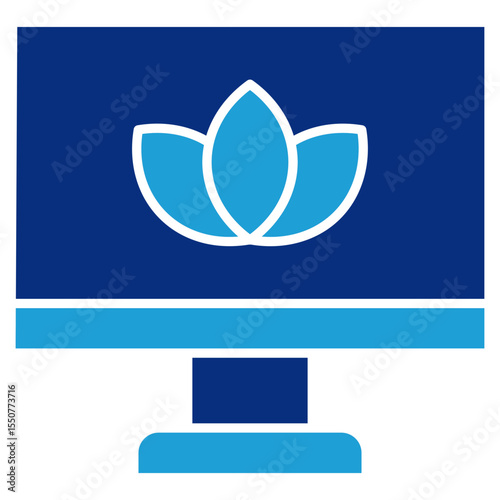 Clean Tech Icon Element For Design