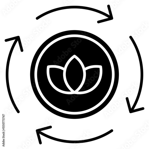 Net Zero Icon Element For Design