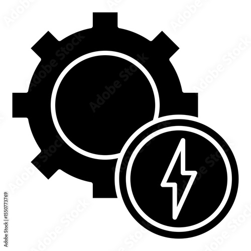 Energy Efficiency Icon Element For Design