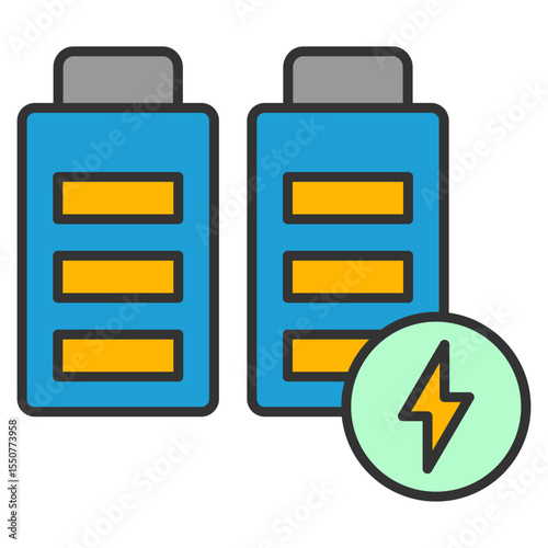 Battery Icon Element For Design