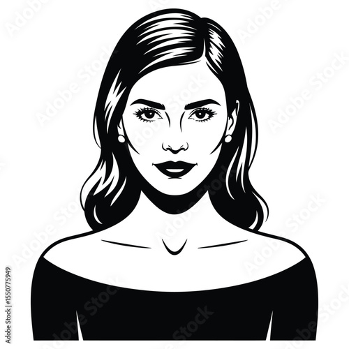 girl with long hair