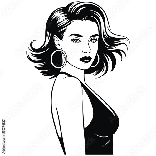 girl with long hair