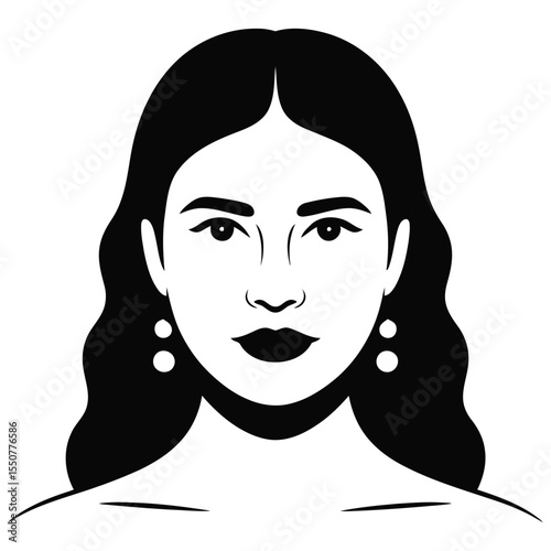 girl with long hair