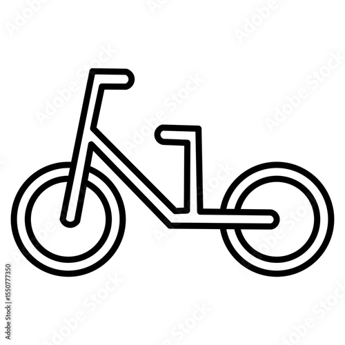 Urban Bicycle Icon Element For Design