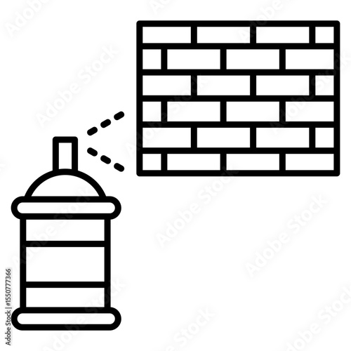 Street Art Icon Element For Design