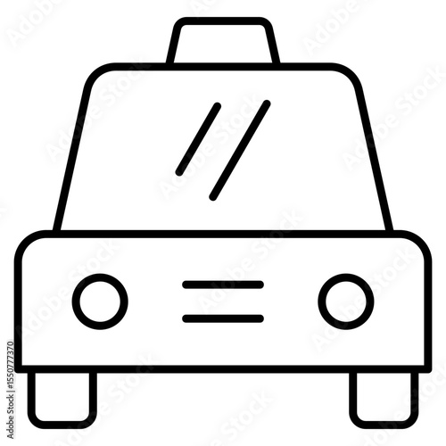 Taxi Icon Element For Design