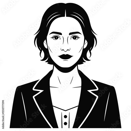 vector illustration of a woman