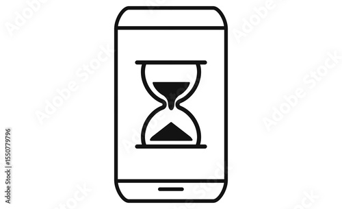 スマートフォンの「スクリーンタイム制限」アイコン
