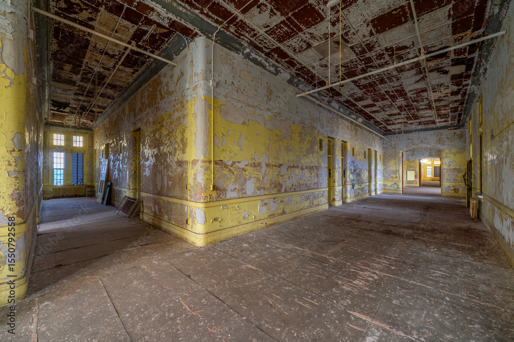 Obraz premium Inside Abandoned Buffalo State Asylum