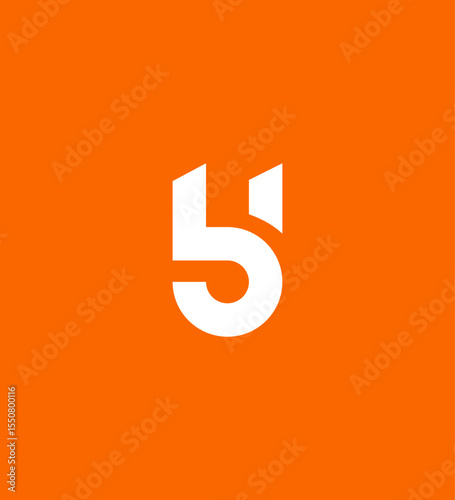 U or BU Logo Design