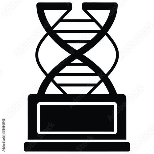 Biologist element isolated dna sequencing machine on white backgroun