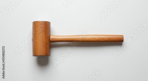 Wooden mallet horizontal product photo