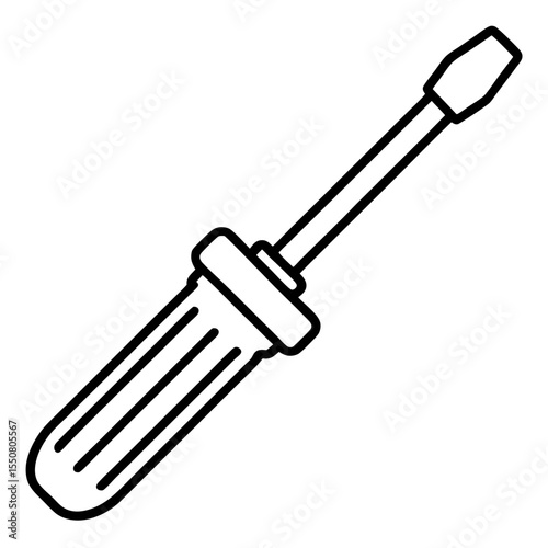Minimal Screwdriver Vector