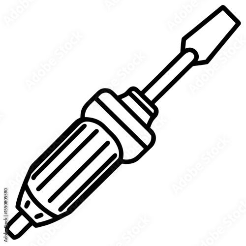 Minimal Screwdriver Vector