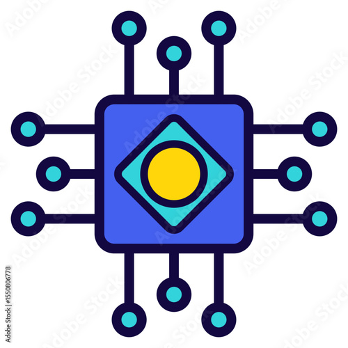 Artificial Intelligence Technology Symbol