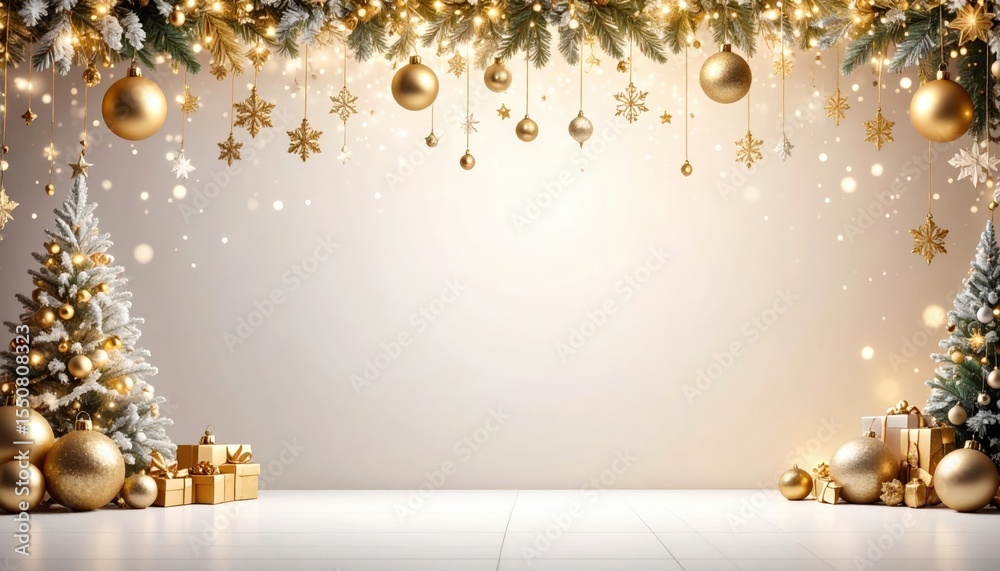 Festive holiday decoration indoor setting digital art elegant atmosphere front view christmas concept Festive holiday decoration indoor setting digital art elegant atmosphere front view christmas concept