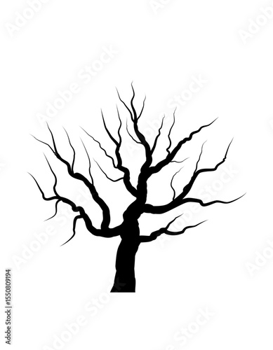 tree silhouette vector