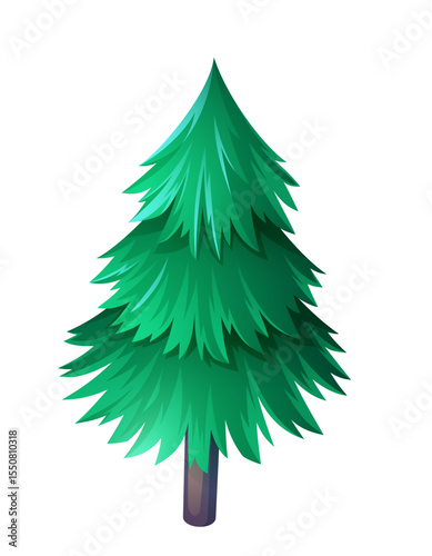 green christmas tree