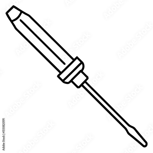 Minimal Putty Knife Icon