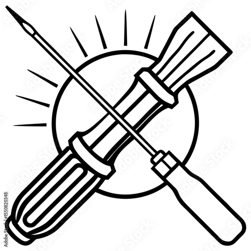 Minimal Putty Knife Icon
